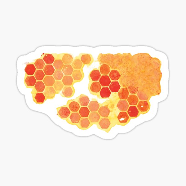 Honey bees panel Sticker
