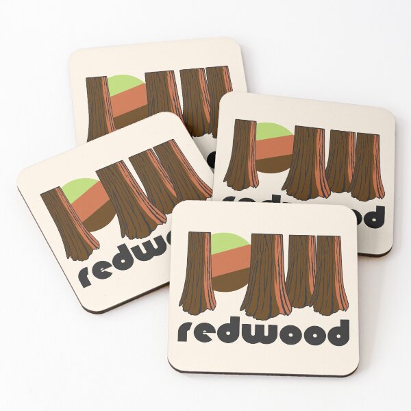 Item preview, Retro Redwood ))(( Tourist Souvenir National Park Design designed and sold by acquiesce13.