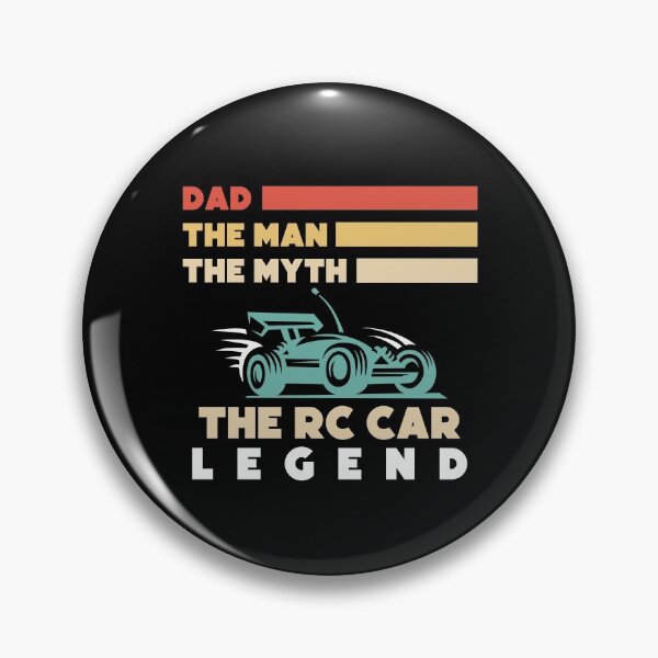 Item preview, Dad the man the myth the rc car legend, vintage, rc car racing games competition, remote control cars lover designed and sold by SGS-.