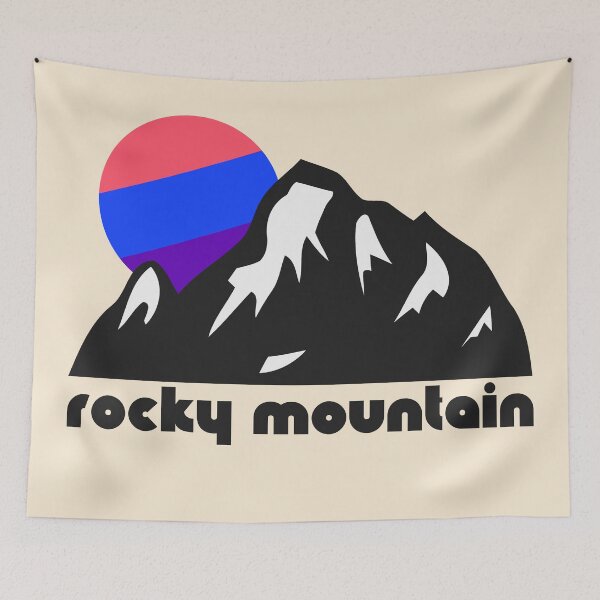 Item preview, Retro Rocky Mountain ))(( Tourist Souvenir National Park Design designed and sold by acquiesce13.