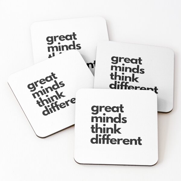 Item preview, great minds think different designed and sold by softlycarol.