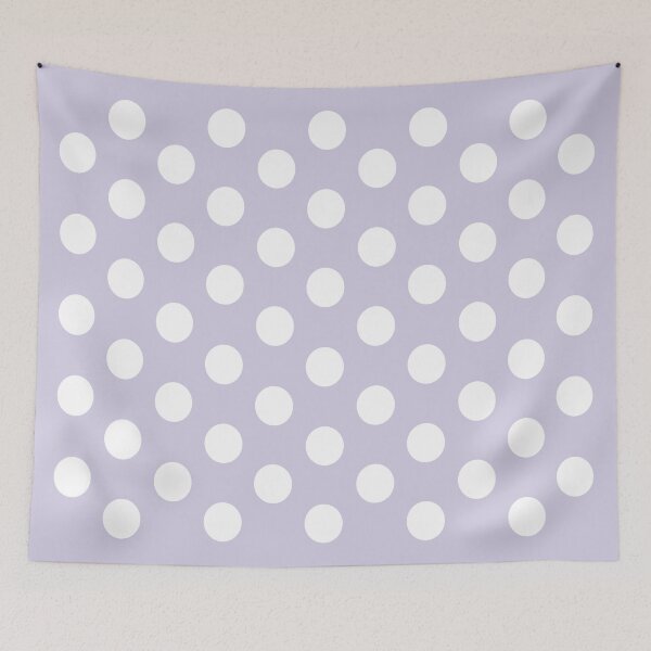 Item preview, Medium WHITE and LILAC POLKA DOTS designed and sold by RachelMacht.