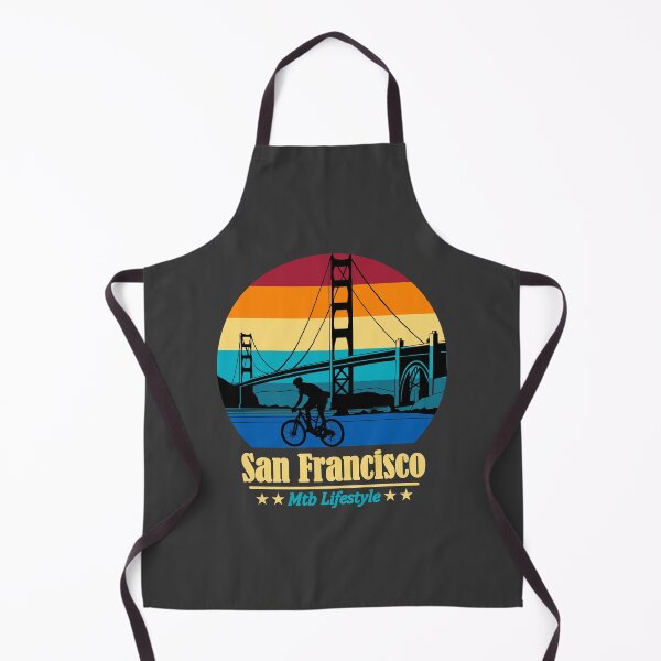 Item preview, San Francisco Mountain Bike MTB Cyclist Golden Gate Cycling designed and sold by grinta2021.