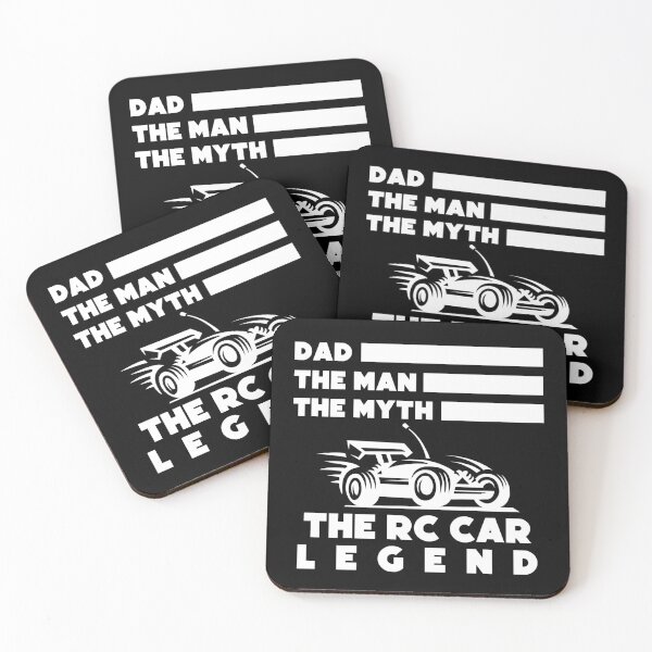 Item preview, Dad the man the myth the rc car legend, white, rc car racing games competition, remote control cars lover designed and sold by SGS-.