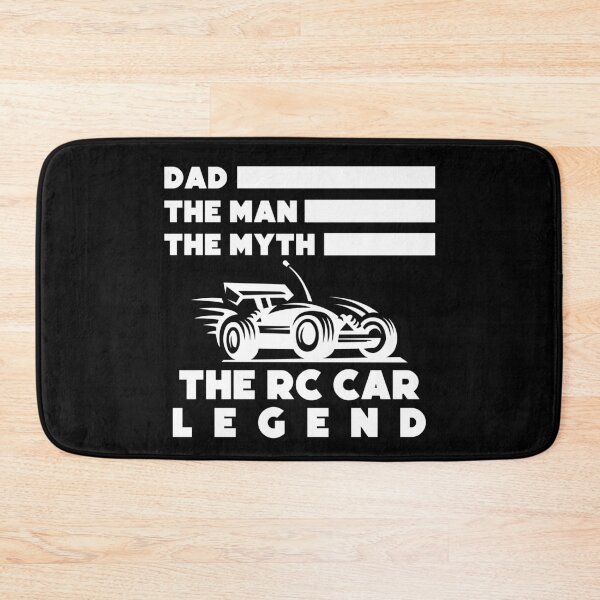 Item preview, Dad the man the myth the rc car legend, white, rc car racing games competition, remote control cars lover designed and sold by SGS-.