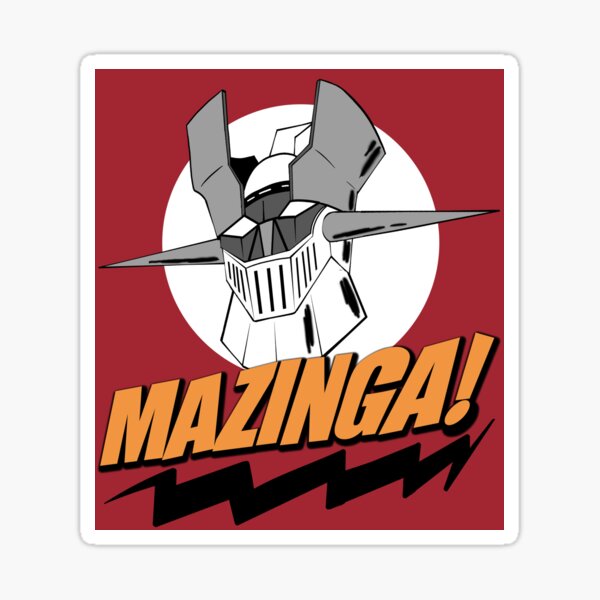 Mazinga! I'm a Nerd Sticker