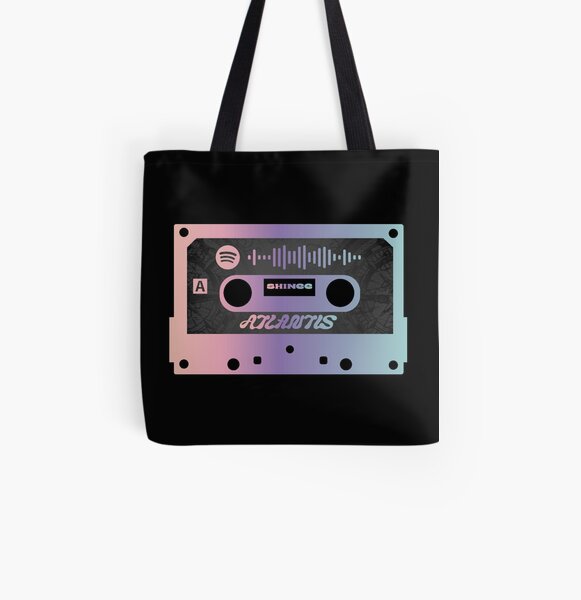 Shinee Don T Call Me Spotify Code Cassette Tape Tote Bag By Artsycore Redbubble