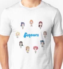 Love Live! Sunshine Aqours Chibi Logo Unisex T-Shirt