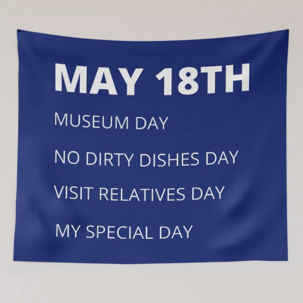 Item preview, Daily holidays - May 18th designed and sold by edwardtiptonart.