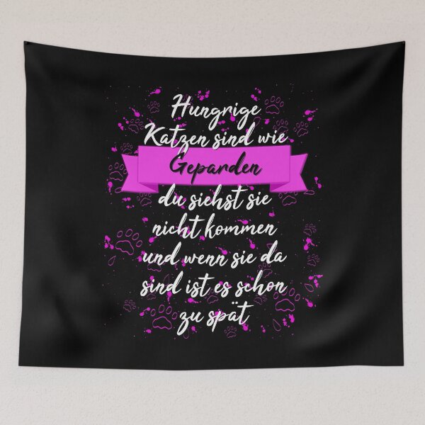Item preview, Hungry Cats Like Cheetah Dangerous Saying designed and sold by AOCreativeProd.