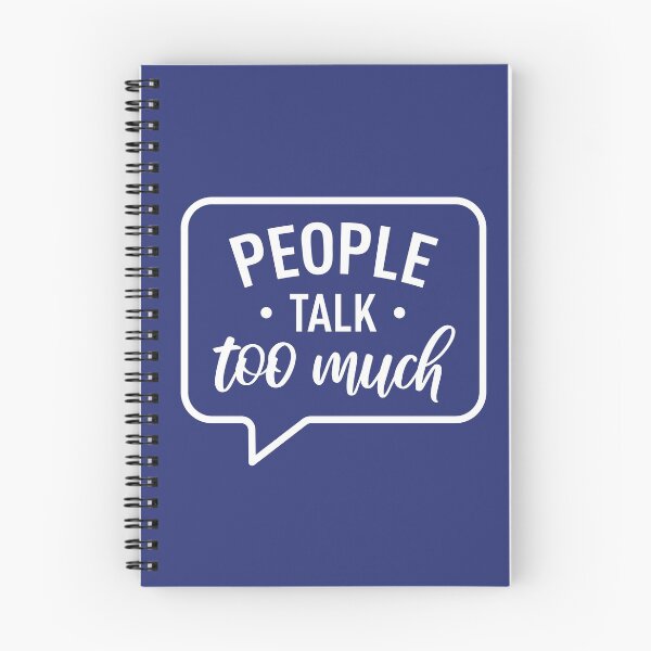 Item preview, People Talk Too Much (Blue BG) designed and sold by FilipeFerreira.