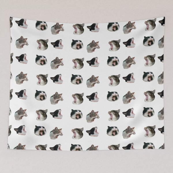 Item preview, Funny kitty sticker-pack designed and sold by DeVeauDesign.
