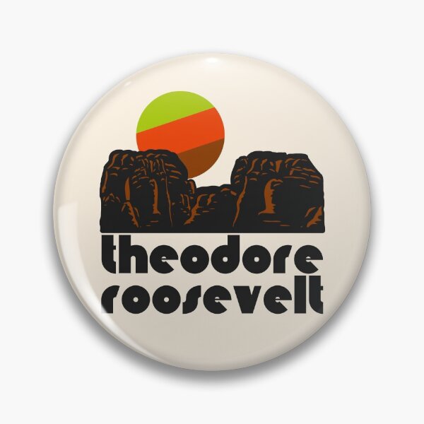 Item preview, Retro Theodore Roosevelt ))(( Tourist Souvenir National Park Design designed and sold by acquiesce13.