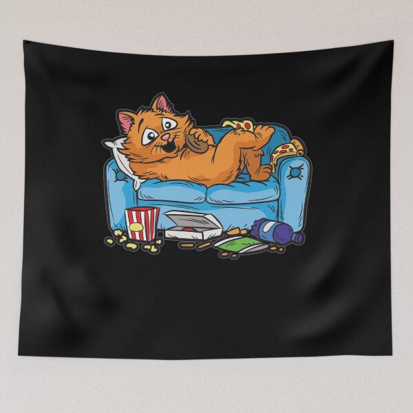 Item preview, Lazy Cat Chillaxing On a Couch designed and sold by Moonpie90.