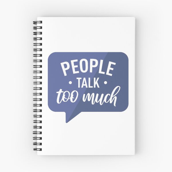 Item preview, People Talk Too Much (Blue) designed and sold by FilipeFerreira.