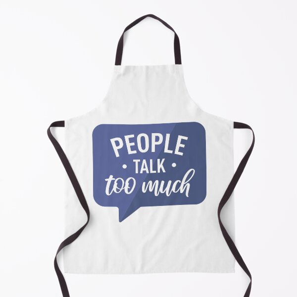 Item preview, People Talk Too Much (Blue) designed and sold by FilipeFerreira.