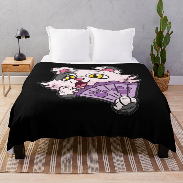 Item preview, Cat With Japanese Fan Geisha designed and sold by Moonpie90.