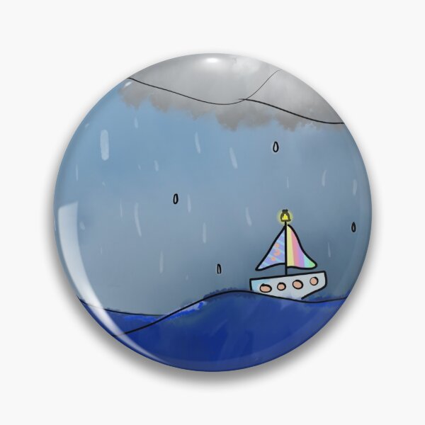 Item preview, Colour boat weathering the storm designed and sold by Chloes-Dood.