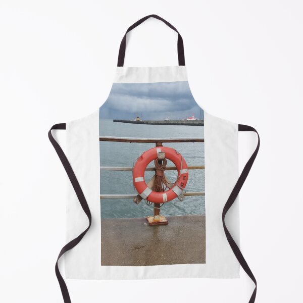 Item preview, Helgoland Landungsbrücke lifebuoy designed and sold by gesa118.