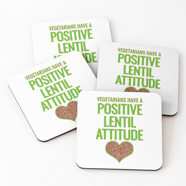 Item preview, Vegetarians have a Positive Lentil Attitude designed and sold by harrizon.