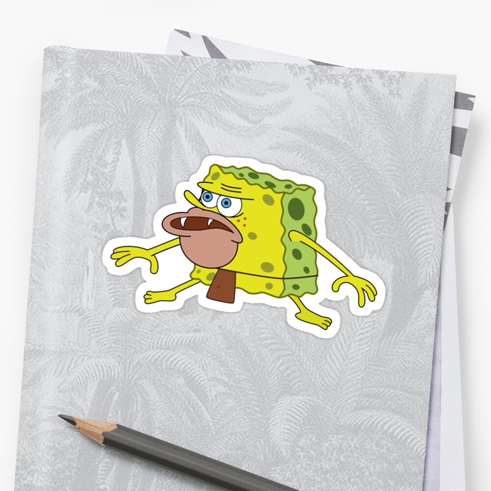 SpongeBob Primitif Stickers Par Kacisharpe Redbubble