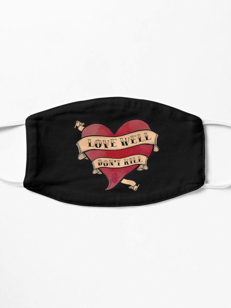 Alternate view of LOVE WELL DON'T KILL - Tattoo Style Detroit Evolution Google Reference Mask