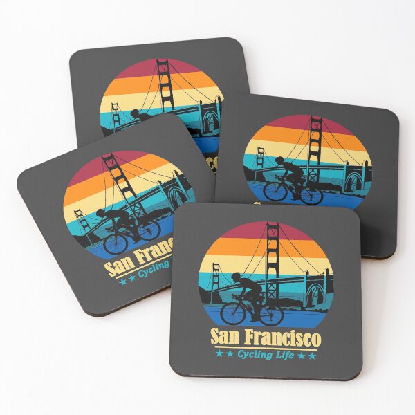 Item preview, San Francisco Road Cyclist Gravel Bike Golden Gate Cycling designed and sold by grinta2021.