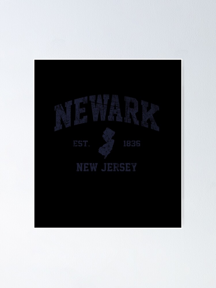 Brick City Newark NJ City New Jersey license plate graphic Zip Hoodie