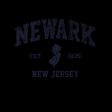 Brick City Newark NJ City New Jersey license plate graphic Zip Hoodie