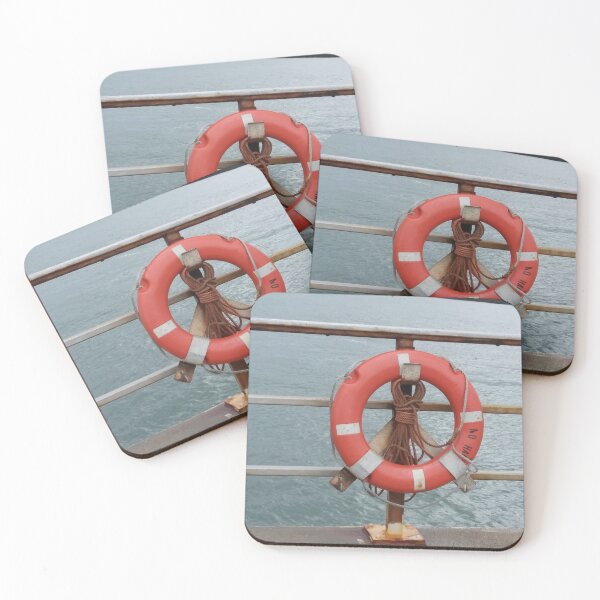 Item preview, Helgoland Landungsbrücke lifebuoy designed and sold by gesa118.