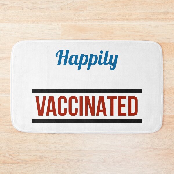 Item preview, Happily vaccinated  designed and sold by 2Cheesy4U.