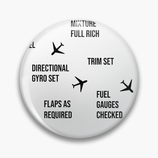 Item preview, Take off checklist - Aviation lovers - black text designed and sold by mikeldabbah.