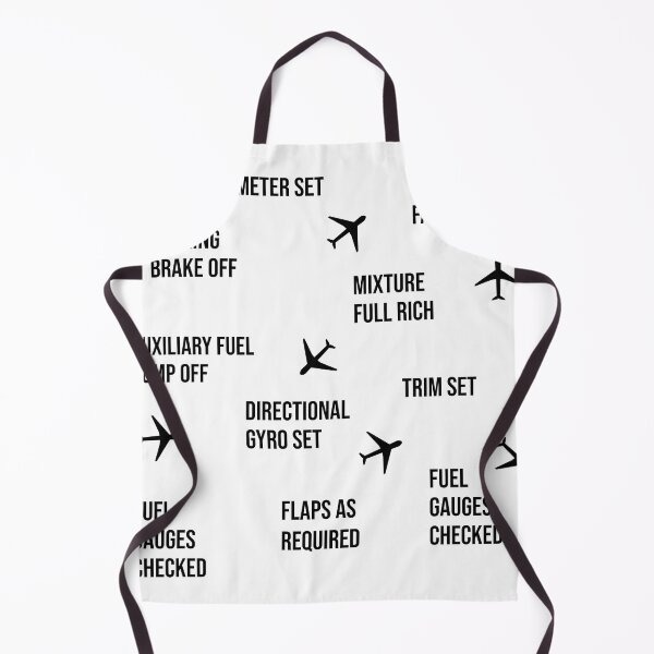 Item preview, Take off checklist - Aviation lovers - black text designed and sold by mikeldabbah.