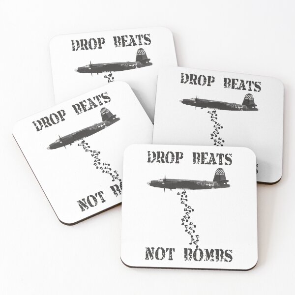 Item preview, Drop Beats Not Bombs designed and sold by royal-tees.