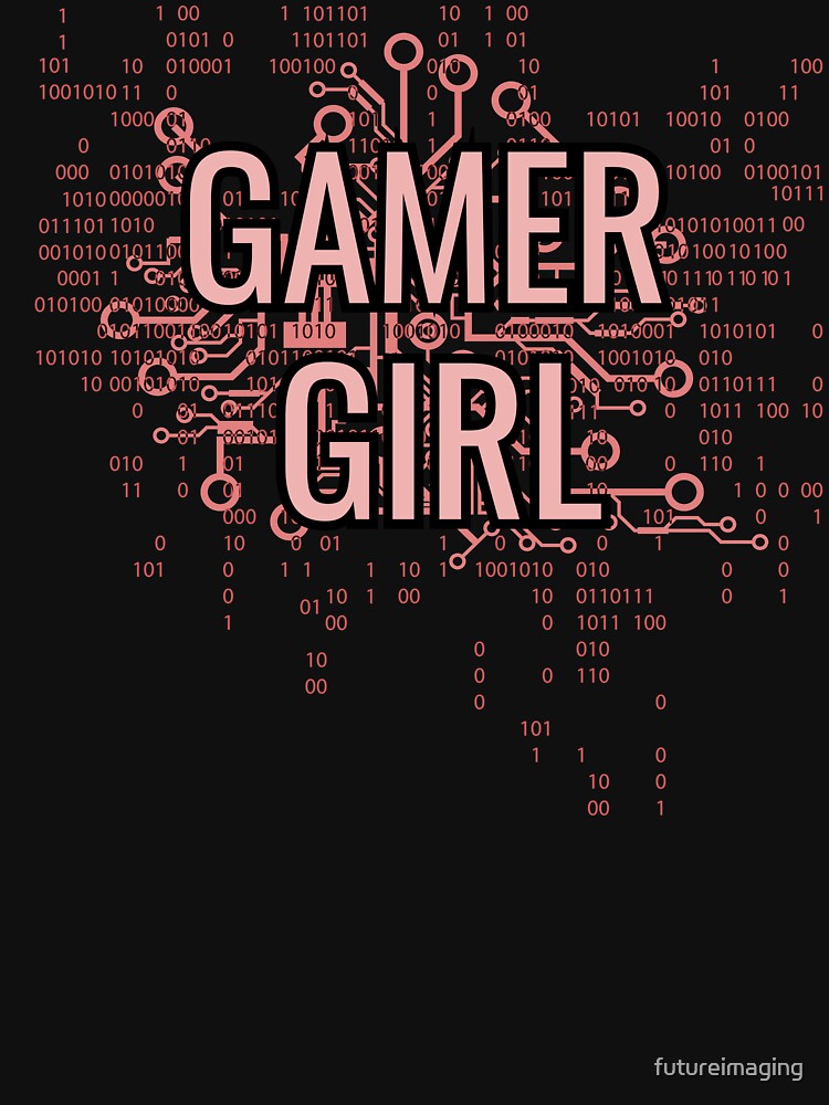 Thumbnail 7 of 7, Classic T-Shirt, GAMER GIRL Cyber Pink designed and sold by futureimaging.