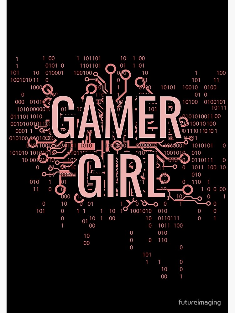 GAMER GIRL Cyber Pink by futureimaging