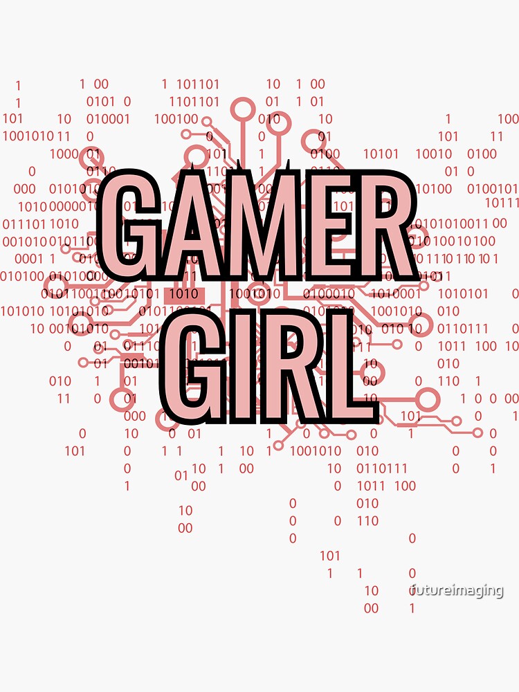 GAMER GIRL Cyber Pink by futureimaging