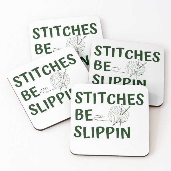 Item preview, Funny Crochet "Stitches Be Slippin'Yarn Bombing designed and sold by shopT-shirt0.