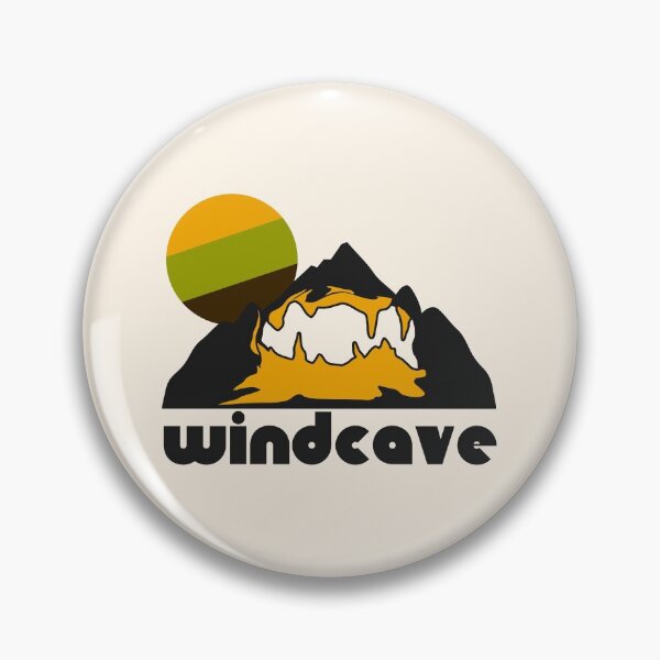 Item preview, Retro Wind Cave ))(( Tourist Souvenir National Park Design designed and sold by acquiesce13.
