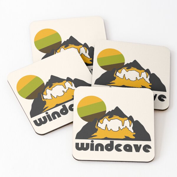 Item preview, Retro Wind Cave ))(( Tourist Souvenir National Park Design designed and sold by acquiesce13.
