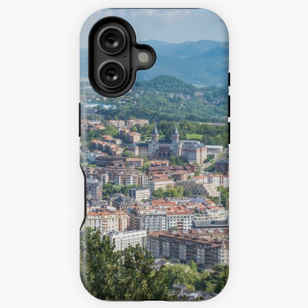 Vista previa del artículo con la obra «Vista aérea de San Sebastián, Donostia, España en un hermoso día de verano.», diseñado y vendido por anytka.