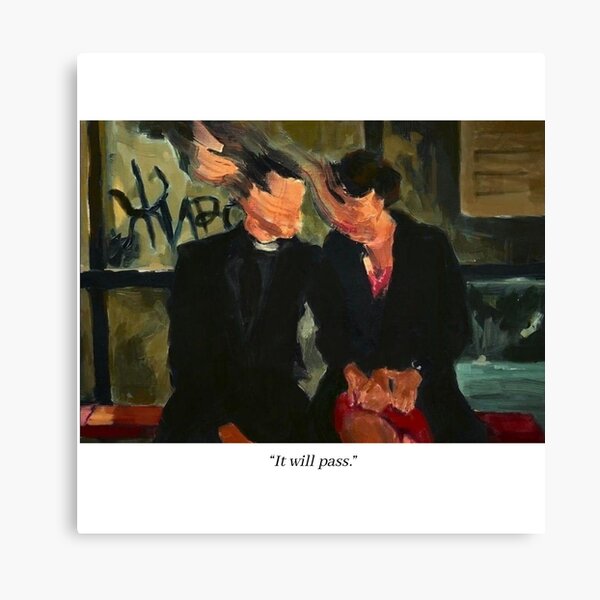 Fleabag "It will pass" Quote Canvas Print