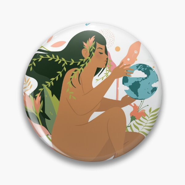 Item preview, Wonderful Mother Earth holiday print, with Mother Earth girl. designed and sold by TanitaSib.
