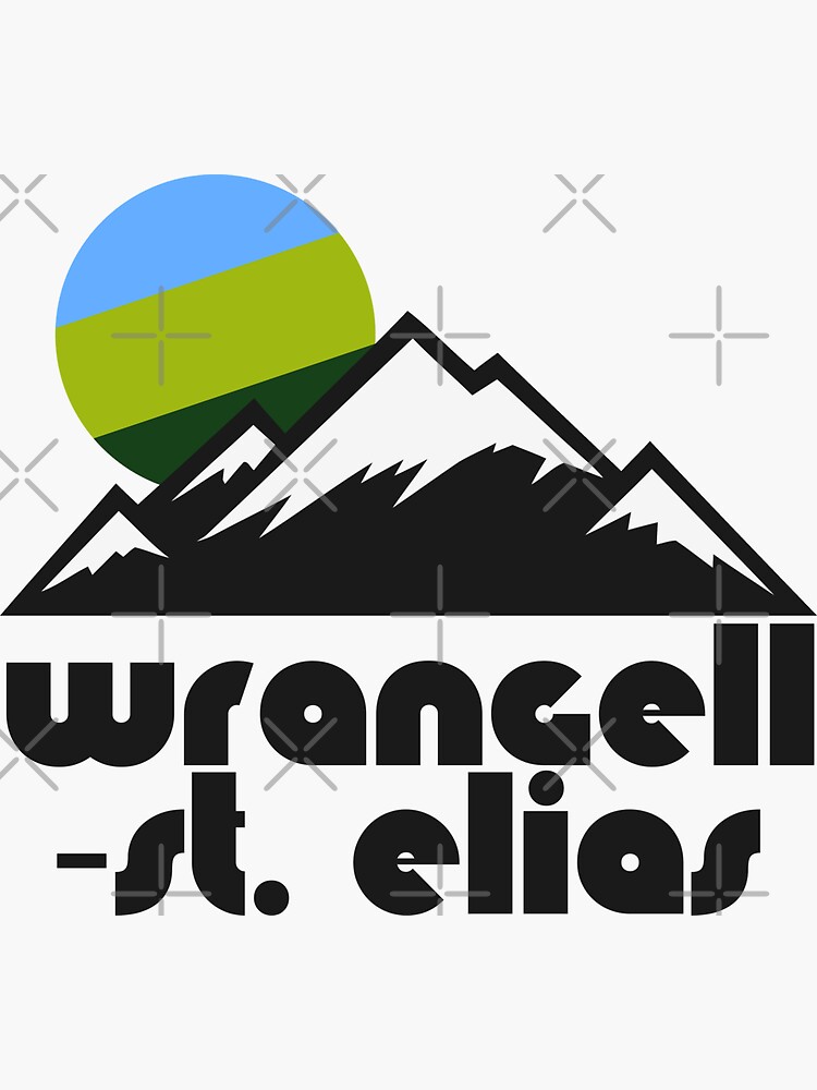 Retro Wrangell St Elias Tourist Souvenir National Park Design