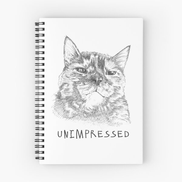 Item preview, UNIMPRESSED designed and sold by Mostly All Cats Stuff.