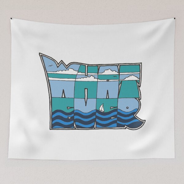 Item preview, Whatever blue designed and sold by NitArtCafe.