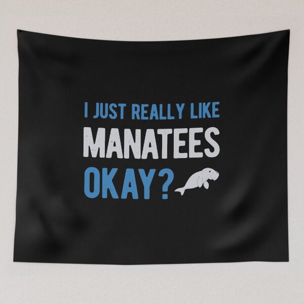 Item preview, Funny Manatee designed and sold by artworkbyrihen.