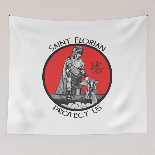Item preview, St Florian Patron Saint Firemen  designed and sold by royal-tees.