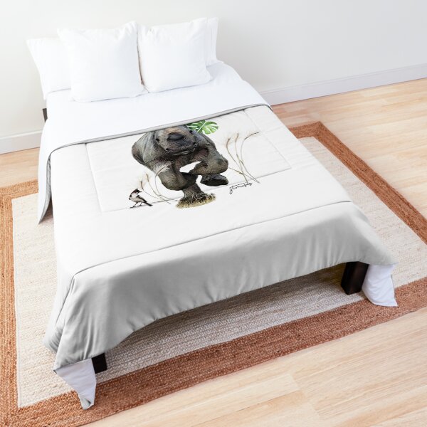 The Animal Project ( Rhino) by JTMUSES Comforter