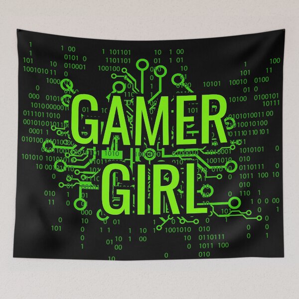 Item preview, GAMER GIRL Cyber Green designed and sold by FutureImaging.